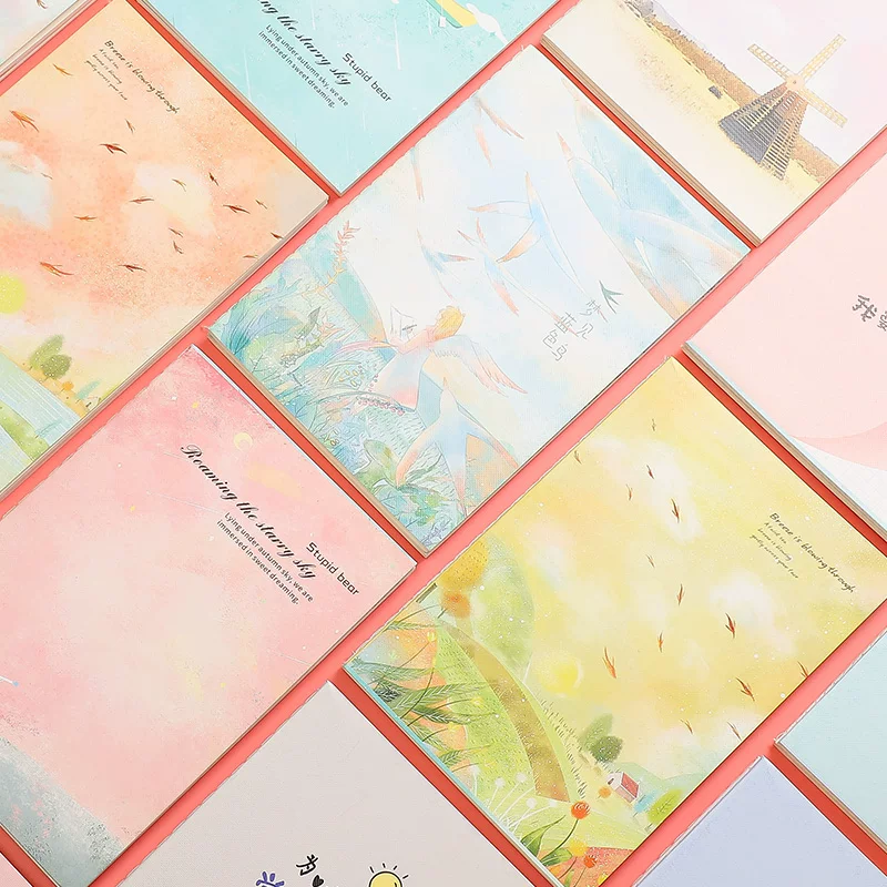 Ноутбук, книга, милый кожаный блокнот, 40, для студентов, увеличенная толщина