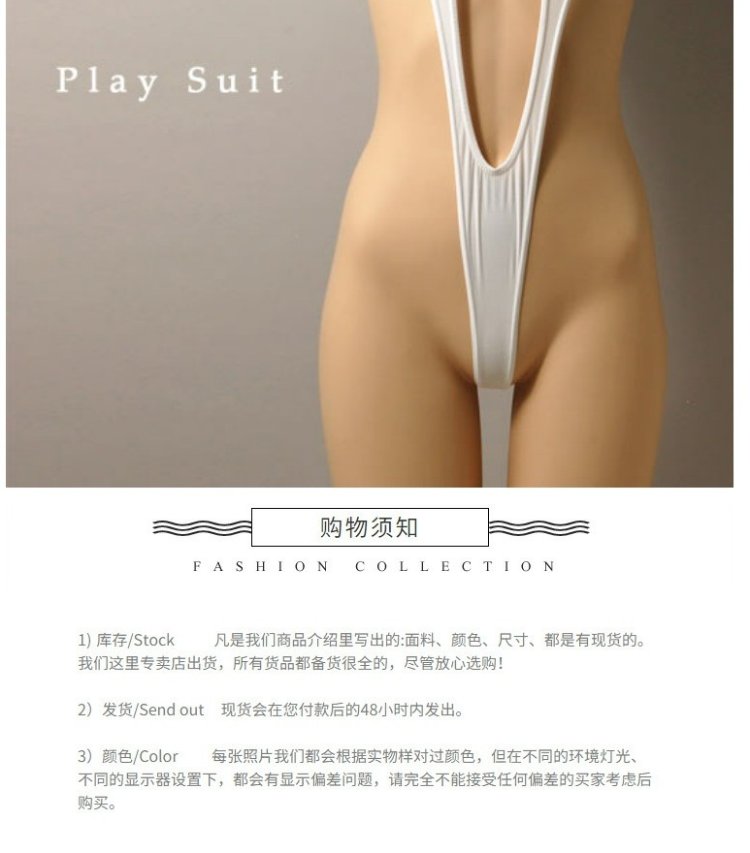 V-type bikini một mảnh gợi cảm khỏa thân trở lại một mảnh áo tắm áo tắm jumpsuit nước ba điểm bikini gợi cảm nữ đồ bơi liền thân dài tay