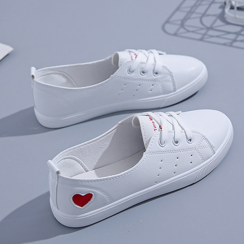 2022 New Light Mouth Little White Shoes Children Summer Thin 100 Lap Single Shoes Pregnant Women Flat Bottom Casual Explosive Board Shoes