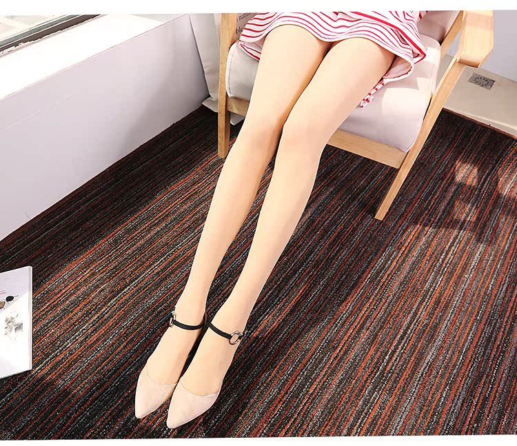 Vớ nữ phần mỏng chống móc mùa hè thịt màu vớ cơ sở siêu mỏng pantyhose dây mặt nạ vớ kích thước lớn vớ