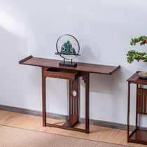 Nanzhu entrance table Against the wall Entrance table Simple for the table case Zen case table Hotel end view table New Chinese style