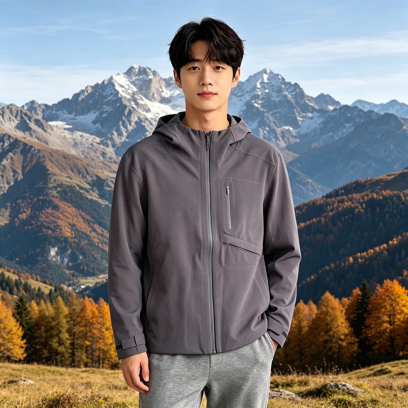Gingtai Korea K-Long Factory Unbranded Alternative 2026 New Outdoor Softshell Jacket Autumn and Winter Thickened Coat