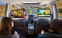 Car universal headrest screen rear entertainment system car TV HD rear seat Android video playback display