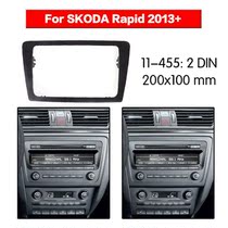 Skoda Xinrui is suitable for RAPID DVD GPS navigation modified face frame panel Volkswagen general purpose navigation