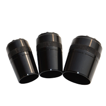 Lure rod sea rod black aluminum alloy back plug black rubber fishing rod tail plug aluminum tail piece fishing rod DIY modification accessories