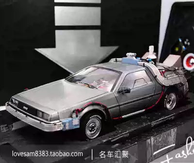 Hot Wheels Fine 1: 18 Delorean Back to the Future DMC number one player movie car model