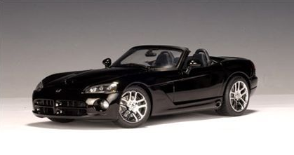 AutoArt Alto 1:18 Dodge Viper SRT-10 Black Car Model