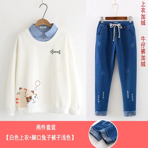 Демисезонная утепленная толстовка для школьников, тонкий комплект, оверсайз, подходит для подростков