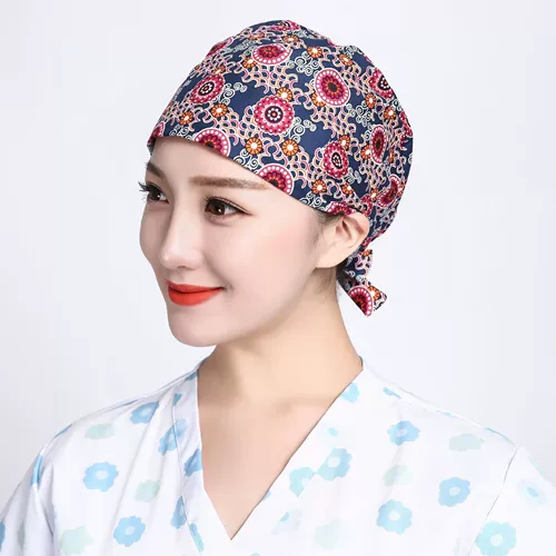 Тонкая шапка, модный кружевной платок, хлопковый шлем