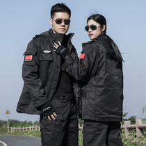 Shield Lang genuine winter thick security coat male multi-function cold cotton clothing female cold storage warm training coat