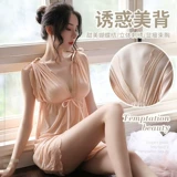 Сексуальная пижама, шифоновое кружевное нижнее белье, платье