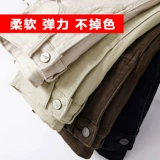 Цветные джинсы, осенние штаны, 2025 года, свободный прямой крой, высокая талия