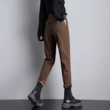 Цветные джинсы, осенние штаны, 2025 года, свободный прямой крой, высокая талия