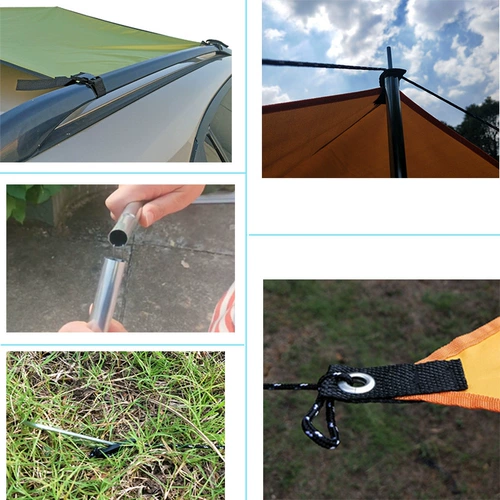 Задняя палатка для самостоятельного вождения автомобиля, боковой тент для автомобиля, уличный внедорожный автомобиль, боковая палатка для внедорожника