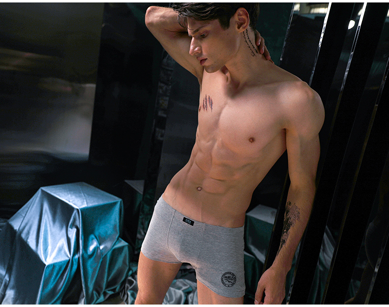 Nam Cực đồ lót nam boxer cotton thoáng khí thanh niên mùa hè phương thức băng lụa bốn góc quần short đầu thủy triều quần lót đùi nam