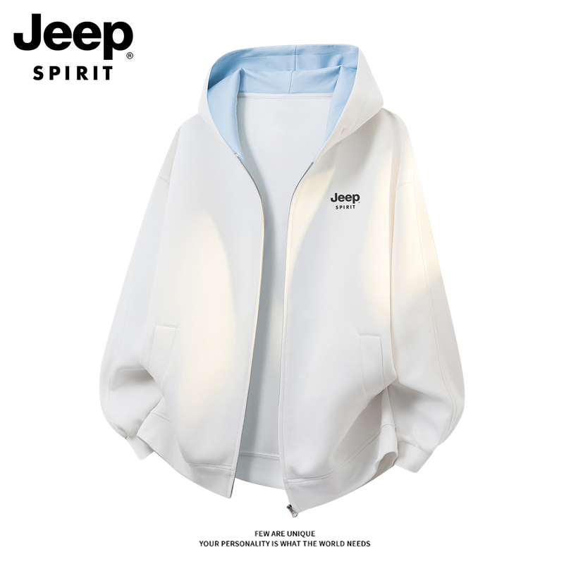 Jeep Hooded Cardigan Sweatshirt for Women, New 2026 Popular Style, Fashionable and Stylish Jacket, Loose and Lazy Style Women's Top