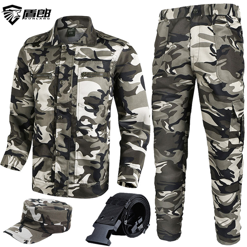 Great Goose Camouflak Suits for Men's Students Performance Military Training Spring Breathable Wear and abrasion Laubao workwear ladies