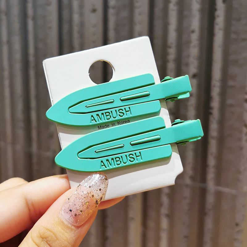 images 12:Korean colorless makeup clip hair-washed small shovel hair clip female side crushed hair Liu Hai side hair card