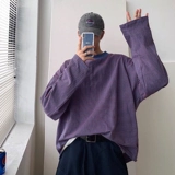 Лонгслив, брендовая приятная телу трендовая футболка в стиле хип-хоп, свободный крой, оверсайз