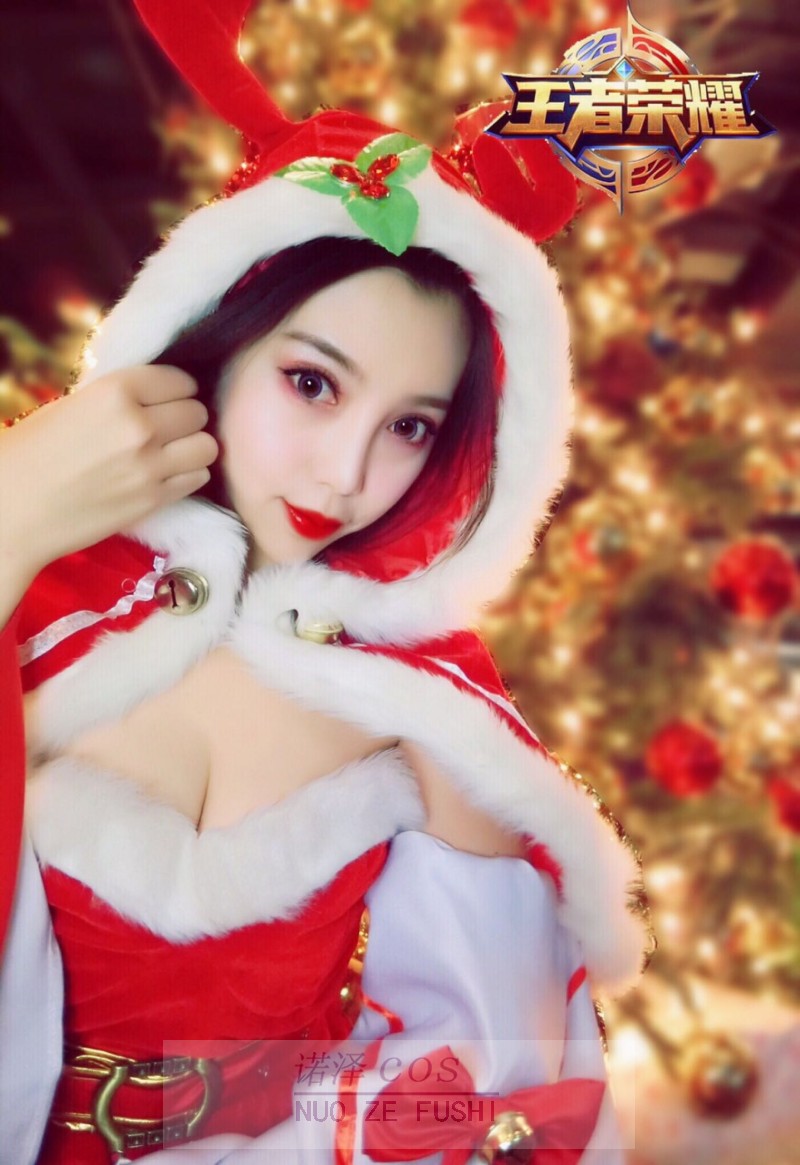 Spot cosplay king glory cos master Diao Chan Diao Chan Christmas Love Song skin