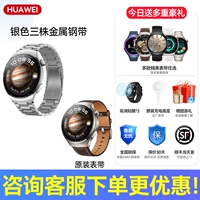 [Двойной ремень] Смотреть 4pro [jupiter brown]+Серебряная консультация с тремя металлическими стальными ремнями.