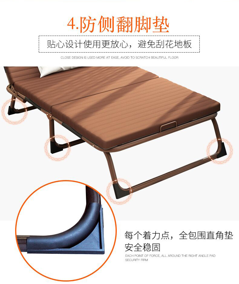 Dễ dàng giường gấp ghế tựa trưa bệnh viện ngủ trưa văn phòng tại nhà đơn đôi lĩnh vực giường để đi cùng diễu hành - Giường giường tầng cao cấp