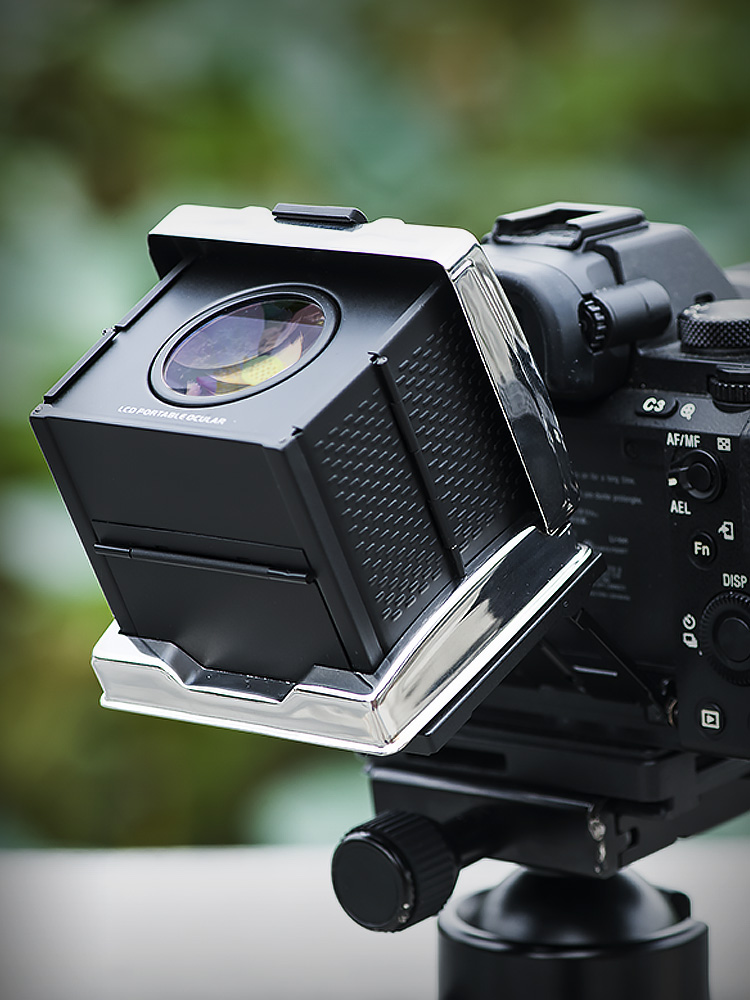 GGSディレクター拡大ファインダーは、マイクロシングルソニーSLR、キヤノン、ニコン、富士、ハッセルブラッド907カメラアクセサリーに適しています