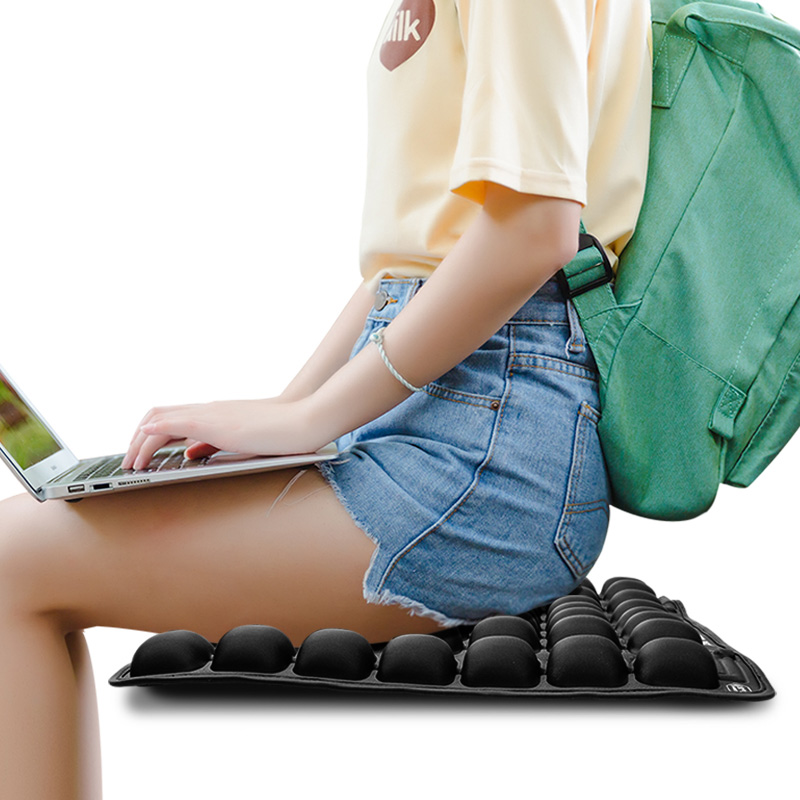 Nine trump inflatable cushion 4d air fiber waist cushion office for long sitting healthy and beautiful hip anti-bedsore