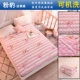 Là chống tĩnh lông cừu mat san hô chăn Sheets Quilt nệm pad đơn đôi cộng với nhung trên cả hai mặt của cọc - Nệm