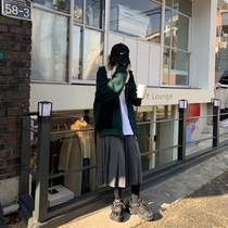 SIXI Sixi home 20 autumn and winter contrast color lamb hair coat women loose thickened wild fleece jacket top