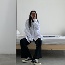 SIXI SIXI home made spring white shirt female design sense loose slim long sleeve shirt heart top