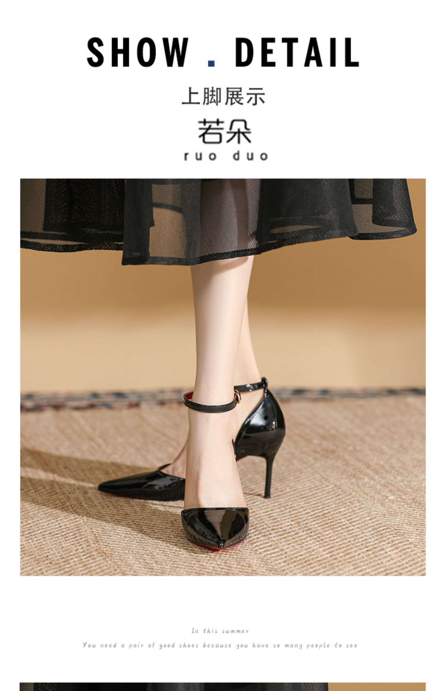 C9269 1380K GIÀY CAO GÓT NỮ RUOREAG SEXY GỢI CẢM SEXY MŨI NHỌN GÓT NHỌN GIÀY DÉP NỮ G04 SẢN PHẨM MỚI