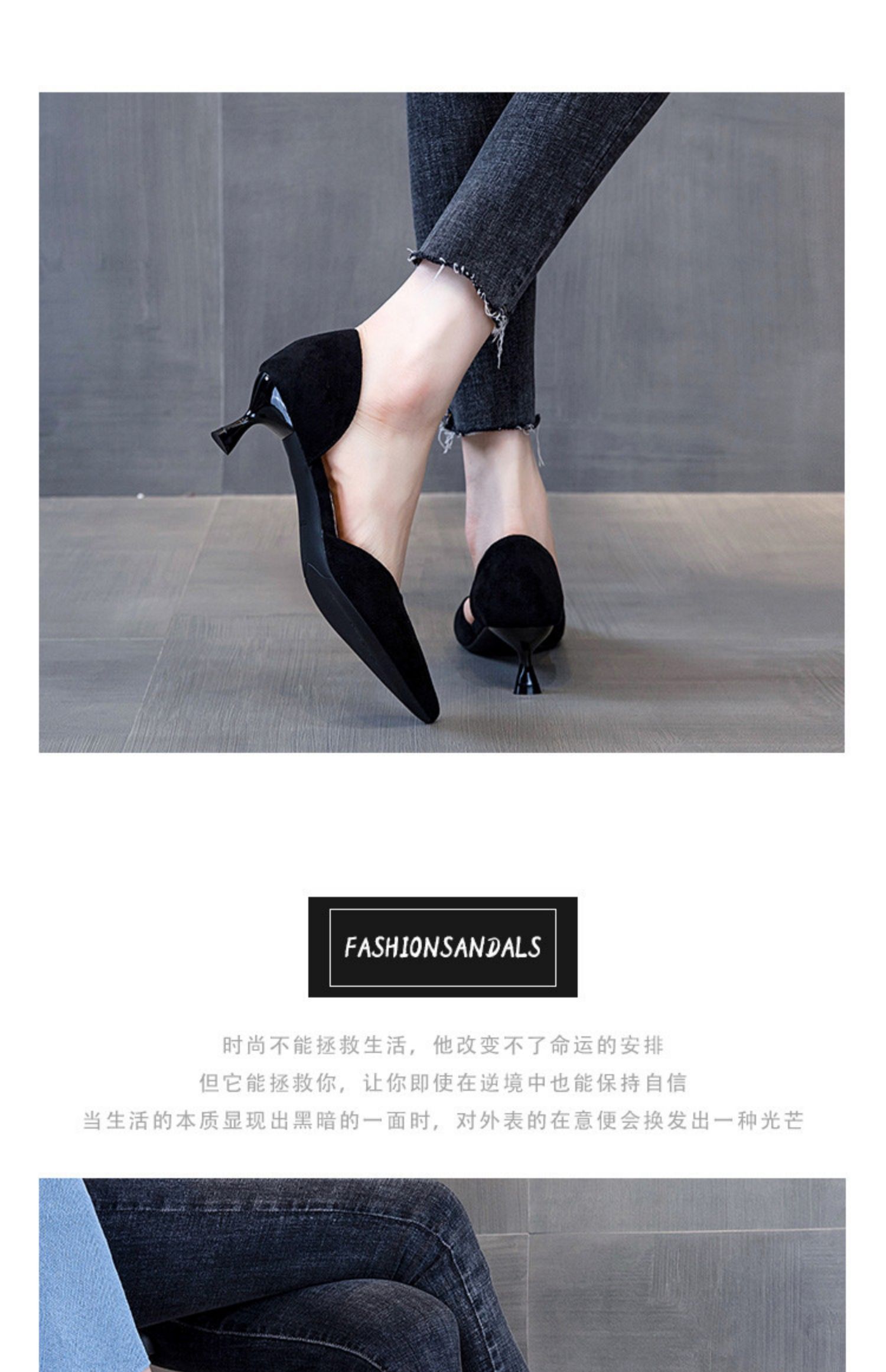 C9402 1280K GIÀY CAO GÓT NỮ RUOREAG MŨI NHỌN GÓT NHỌN MÙA HÈ GIÀY DÉP NỮ ĐỒ CÔNG SỞ G04 SẢN PHẨM MỚI