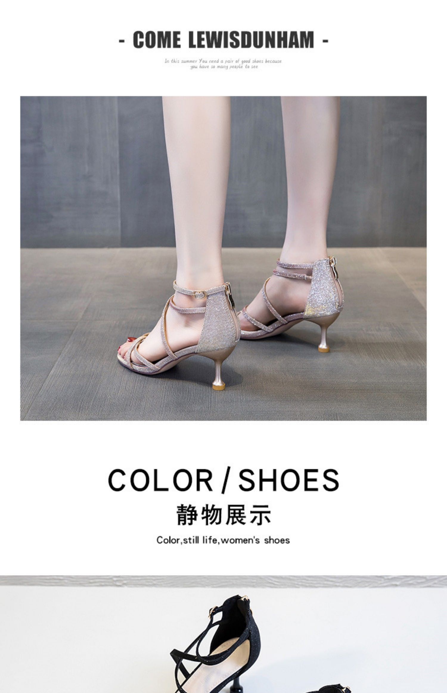 C9317 1380K GIÀY CAO GÓT NỮ RUOREAG GÓT NHỌN MÙA HÈ GIÀY DÉP NỮ G04 SẢN PHẨM MỚI