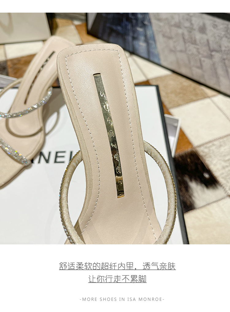 C9413 1380K GIÀY CAO GÓT NỮ RUOREAG GẮN ĐÁ GÓT NHỌN MÙA HÈ GIÀY DÉP NỮ G04 SẢN PHẨM MỚI