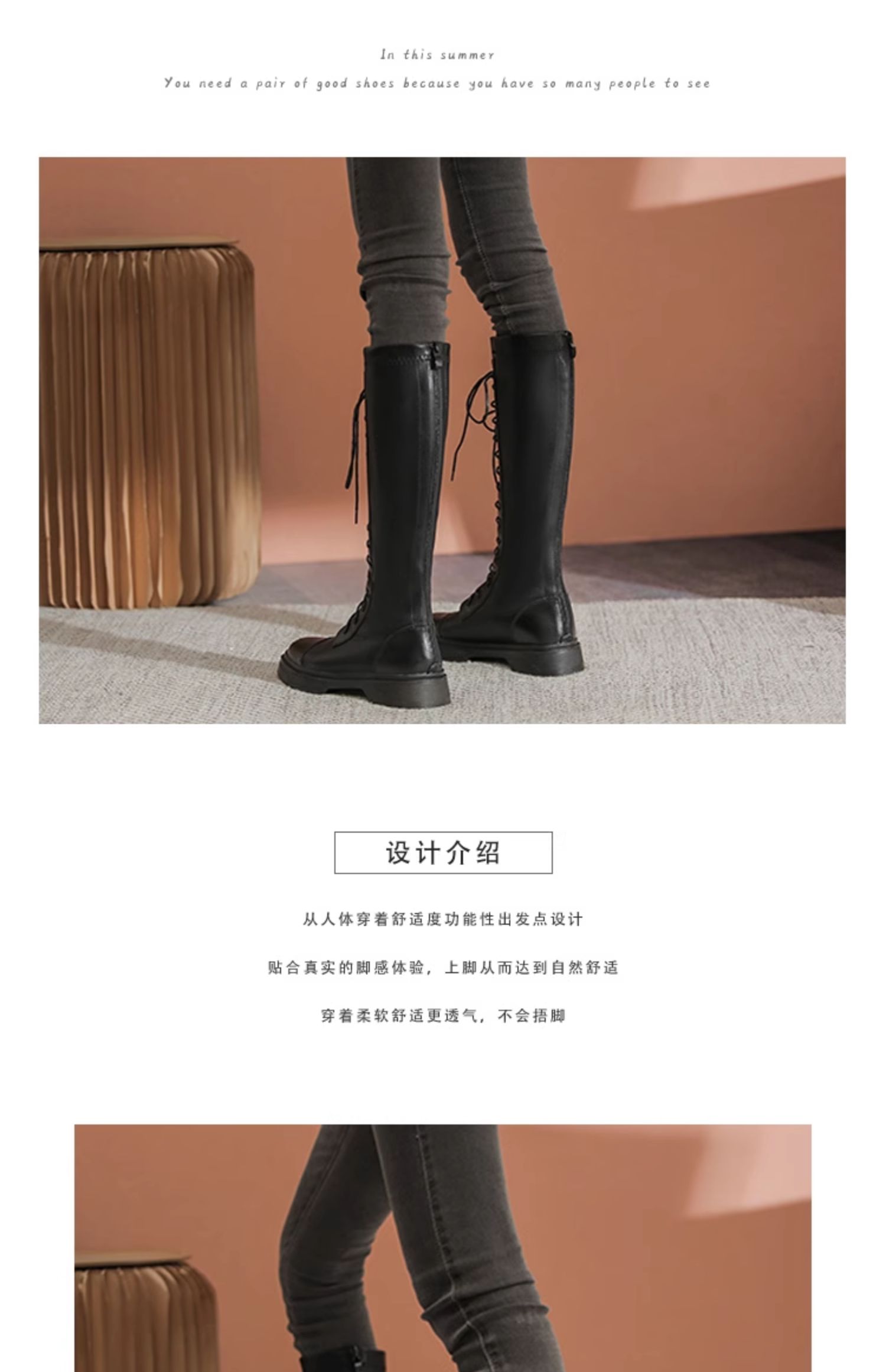 C9633 1620K BOOT CỔ CAO NỮ RUOREAG GIÀY DÉP NỮ G05 SẢN PHẨM MỚI