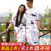 Good 100 Ford fishing suit Summer ice silk cool feeling ultra-thin anti-UV outdoor fishing fishing sunscreen