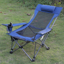 Outdoor deck chair Portable backrest Fishing chair Camping folding chair Leisure stool Nap bed chair Beach chair