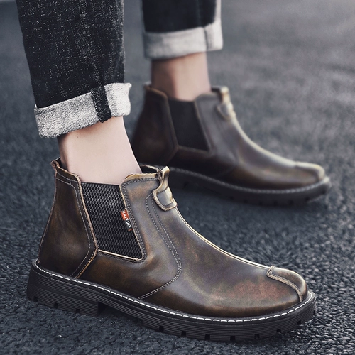 Martens, обувь в английском стиле, ботинки, флисовые сапоги, высокие зимние челси для кожаной обуви, в британском стиле