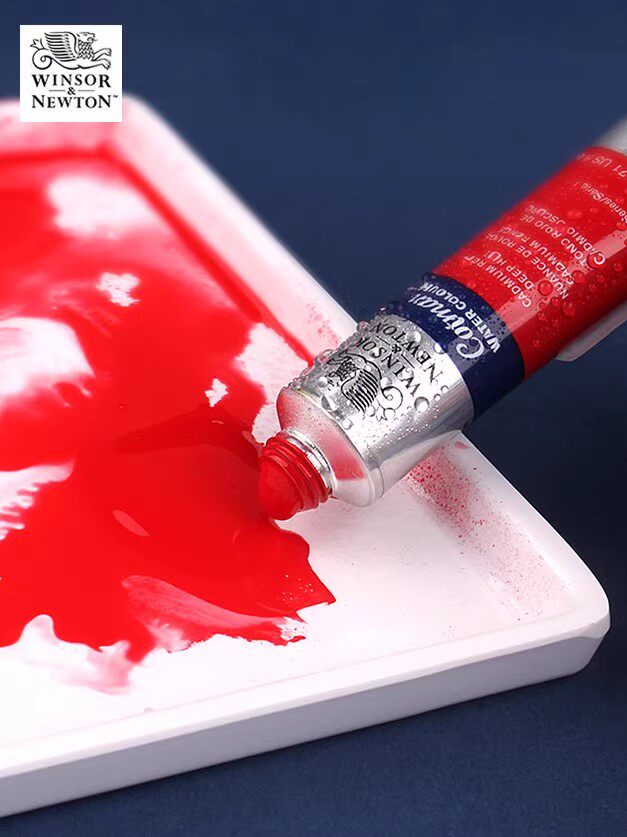 Winsor & Newton Gouache Watercolor Paint 8ml 21ml Aluminum Tube Transparent Watercolor Paint for Outdoor Sketching Single Tube Painting Illustration Imported Watercolor Paint Large Tube Painting Paint