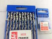 French SEE Sword brand grinding high speed steel straight shank twist drill 2 9-5 2mm