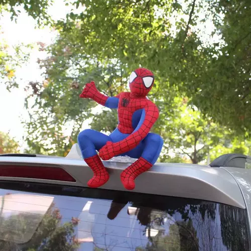 Внешние аксессуары для автомобиля, украшение для куклы на крышу, автомобильные аксессуары «Человек-паук», автомобильная кукла, заднее внешнее украшение автомобиля