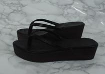 Flip-flops high and low foot shoes long short leg correction shoes single foot high shoes disabled people make high shoes