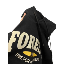 ins super hot letter print sweatshirt for women 2022 autumn and winter niche design plus velvet thickened hooded loose top
