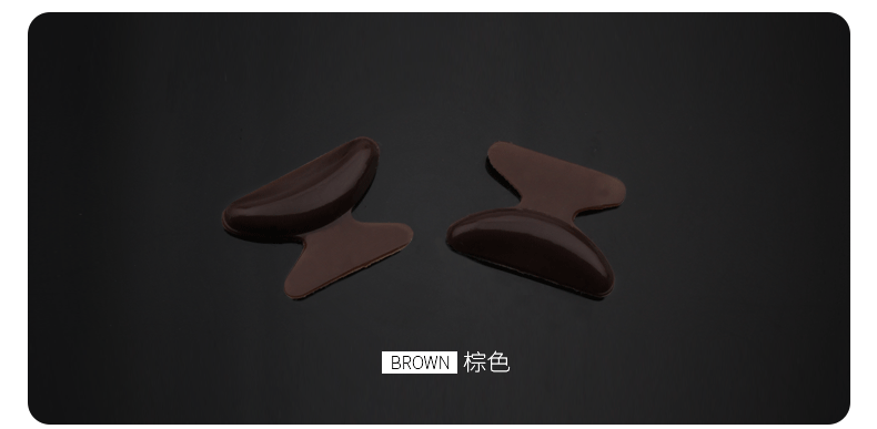 Rõ ràng ya tấm silicon tấm đệm mũi chống trượt miếng đệm mũi kính râm khung mũi mũi cầu mũi tăng miếng đệm mũi - Kính khung kính lacoste