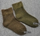 Армейские зеленые твердые носки и носки очень свободны