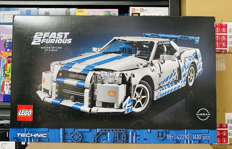 Lego Technic Series 42210 Fast and Furious Nissan Skyline Gtr Racing Car Building Blocks Toy