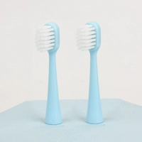 Электрическая зубная щетка (голубая мягкая щетка) x2