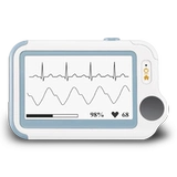 Доктор Лепу Checkme Pro Palm Cardiac Smart ECG Portable Home Electric Electric Electric Insult