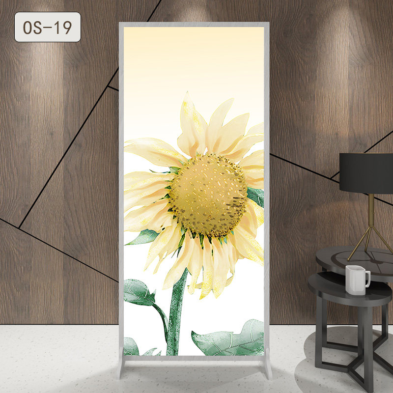 Screen partition living room modern simple mask wall bedroom solid wood office light luxury entry decoration